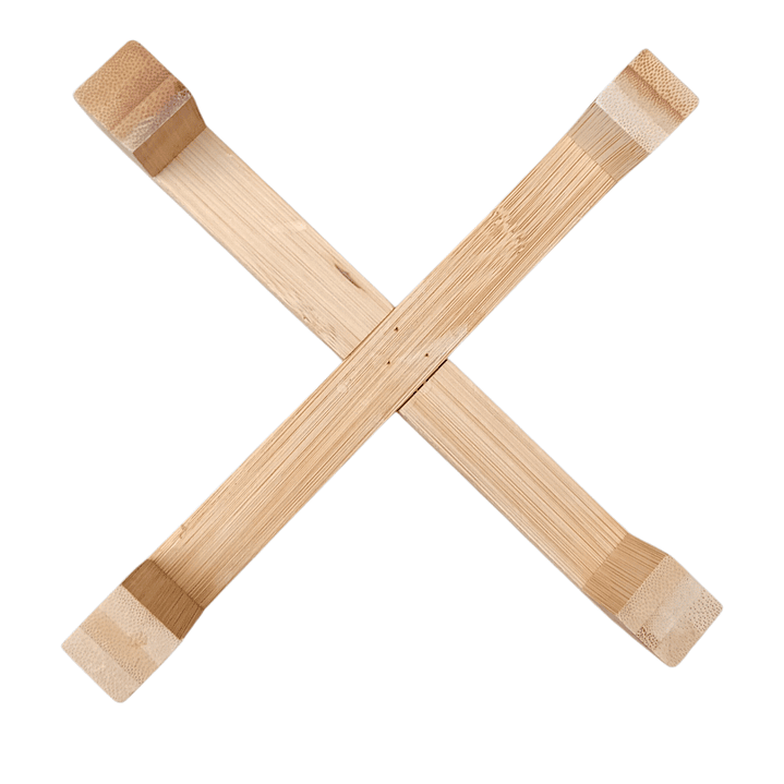 Plato cerámica para mascotas con base de  madera  4