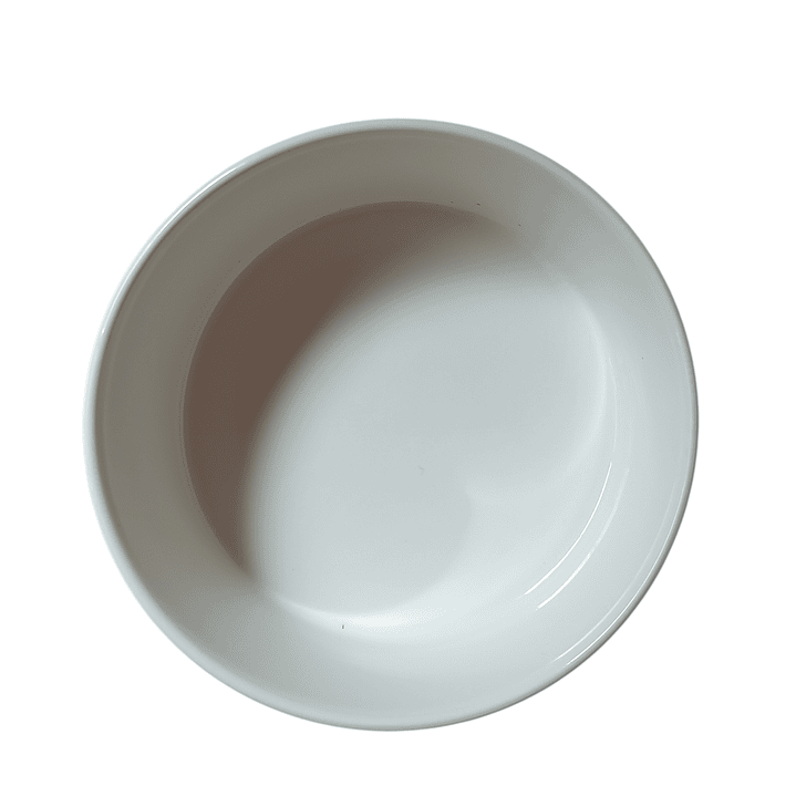 Plato cerámica para mascotas con base de  madera  5