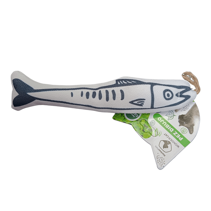 Peluche con catnip para gatos estilo dibujo  3