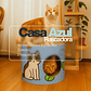 Casa Rascador Gato Cartón Diseño Blue Azul - Miniatura 2