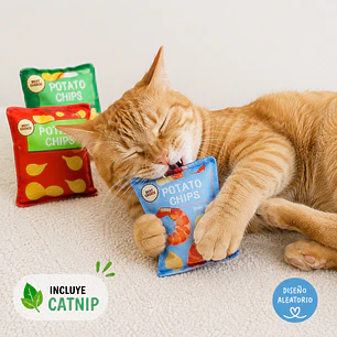 Peluche snack con catnip 