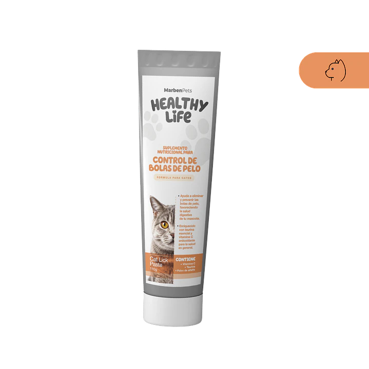 Pasta Control de bolas pelos gato Healthy life  1