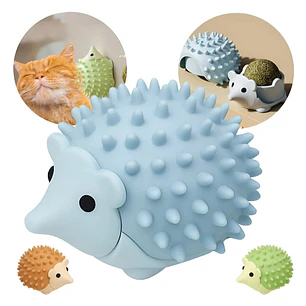 Juguete Erizo Rascador con Bola de Catnip 360° 50 g – Wonder Cat