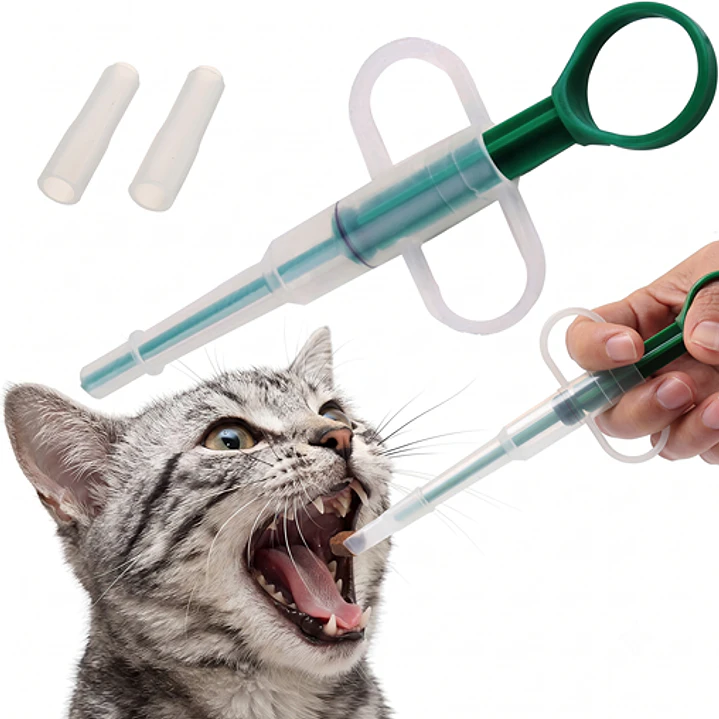 Jeringa Dosificador De Medicamentos Gatos Perros Mascotas Color Al Azar 1