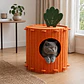 Casa Zanahoria para Gatos de Fieltro 40 cm | Cueva, Cama y Refugio - Miniatura 3