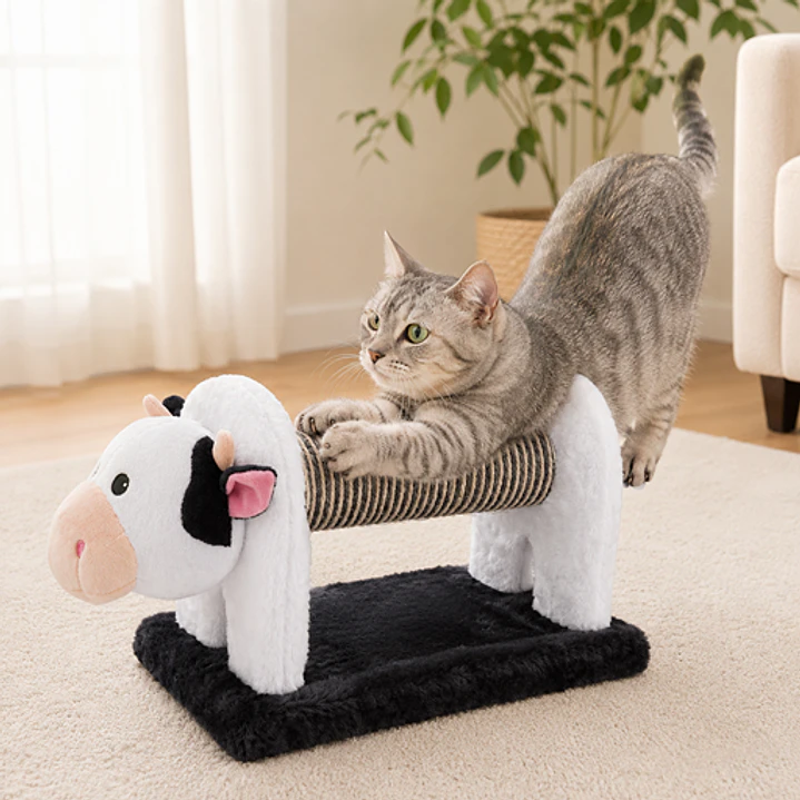 Rascador para Gatos con Cabeza de León | Poste de Sisal Antiestrés 51 cm 3