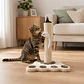 Rascador torre gatos con juguete 42 cms alto - Miniatura 3
