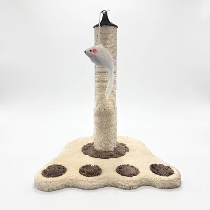 Rascador torre gatos con juguete 42 cms alto 1