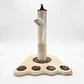 Rascador torre gatos con juguete 42 cms alto - Miniatura 1