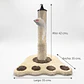 Rascador torre gatos con juguete 42 cms alto - Miniatura 2