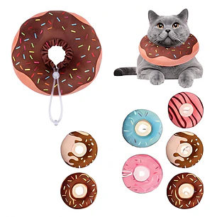 Collar Isabelino forma dona Perros y Gatos |  Postoperatoria Ajustable Talla S
