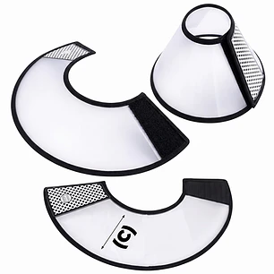 Collar Isabelino Ajustable Para Perro Pequeño Y Gato 22-26 Cm Diámetro cuello