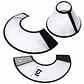 Collar Isabelino Ajustable Para Perro Pequeño Y Gato 27-31 Cm Diámetro cuello - Miniatura 1