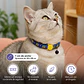 Collar para Gatos Antiahogo con Cascabel – Collar de Seguridad Ajustable Diseño Flores - Miniatura 2
