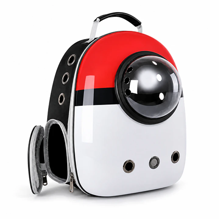Mochila Bolso Transporte para Gatos Pokebola 1
