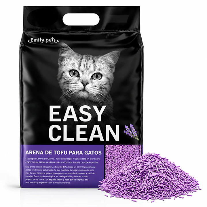 Easy Clean Tofu Lavanda 2 Kg - Arena Sanitaria 1