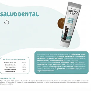 Pasta salud dental para gatos Healthy Life 