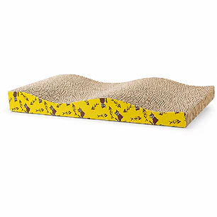 Rascador para Gatos Ondulado + Catnip de Regalo