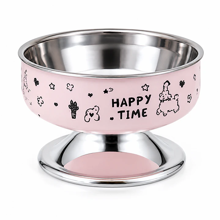 Plato Elevado Happy XL para Gatos | Plato de Acero Inoxidable 950 ml  2