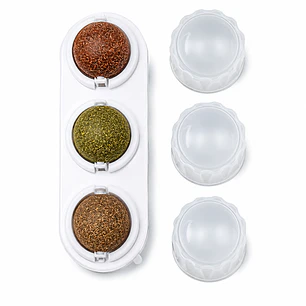 Juguete Antiestrés Triple bolitas de Hierba Gatera- 90 gr de catnip