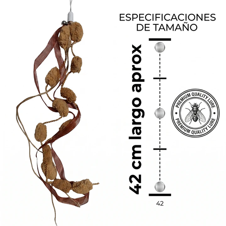 Vara 3 presas intercabiables Juguete gato - Mosca, Pompones y Tiras 5