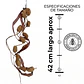 Vara 3 presas intercabiables Juguete gato - Mosca, Pompones y Tiras - Miniatura 5