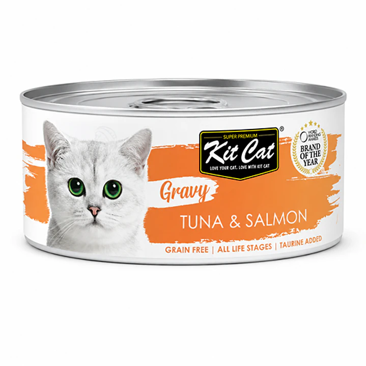 Lata de Atún y Salmón - KitCat Gravy 70g 1