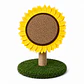 Rascador para Gatos Tipo Girasol con Cuerda  – Poste Rascador Decorativo - Miniatura 2