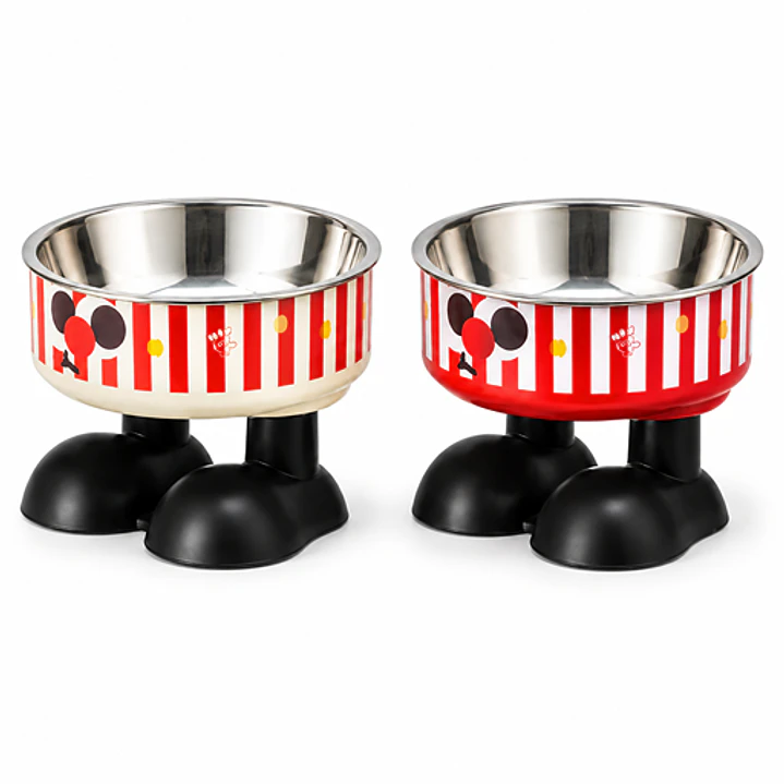 Plato Elevado para Gatos Diseño Cinema - Acero Inoxidable Removible 450 ml  1