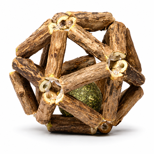 Pelota de Palitos de Catnip con Bola de Catnip Jaula - Dental Sticks Wonder Cat