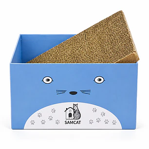 Rascador para Gatos | Cama, Refugio y Rascador Azul
