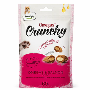 Galleta Rellena Crunchy de Salmón con Omega - 60 Gr. Dentalight