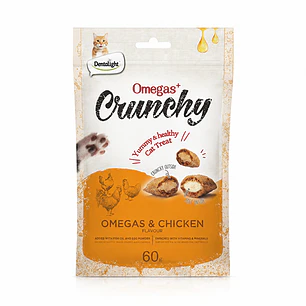 Galleta Rellena Crunchy de Pollo con Omega - 60 Gr. Dentalight
