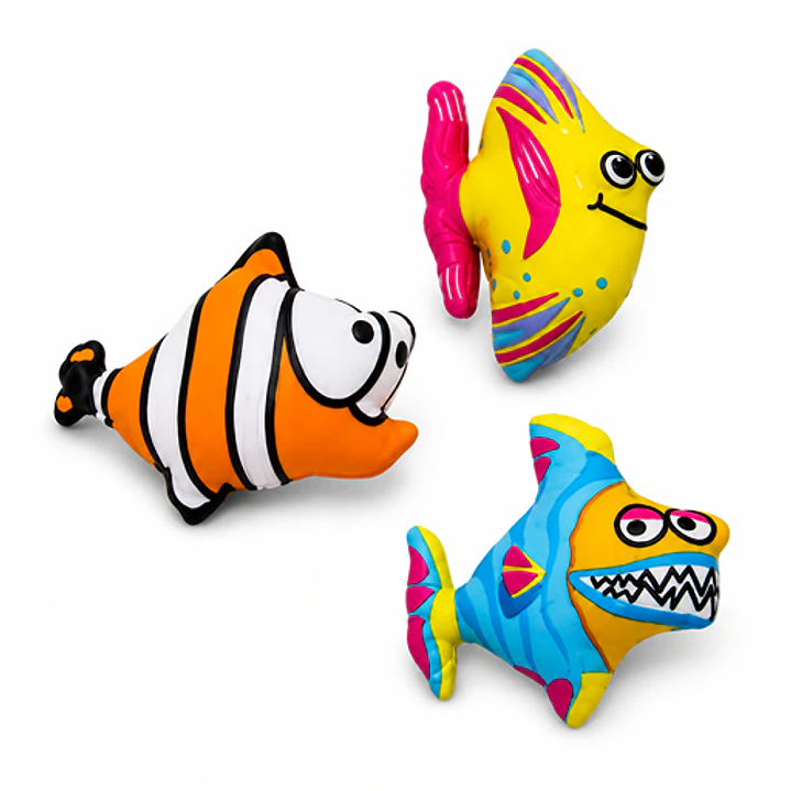 Juguete para Gato Diseño Peces  - Con Hierba Gatera 1
