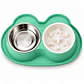 Comedero Lento Doble Acero Inoxidable - 255 grs. Mix colores - Miniatura 3