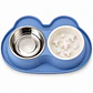 Comedero Lento Doble Acero Inoxidable - 255 grs. Mix colores - Miniatura 4