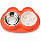 Comedero Lento Doble Acero Inoxidable - 255 grs. Mix colores - Miniatura 5