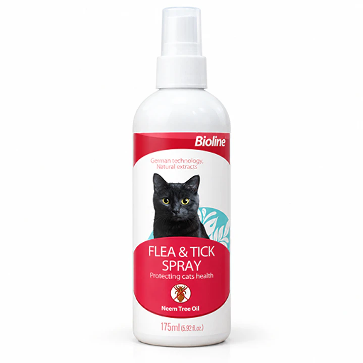 Spray Contra Pulgas y Garrapatas - Bioline 175ml 1