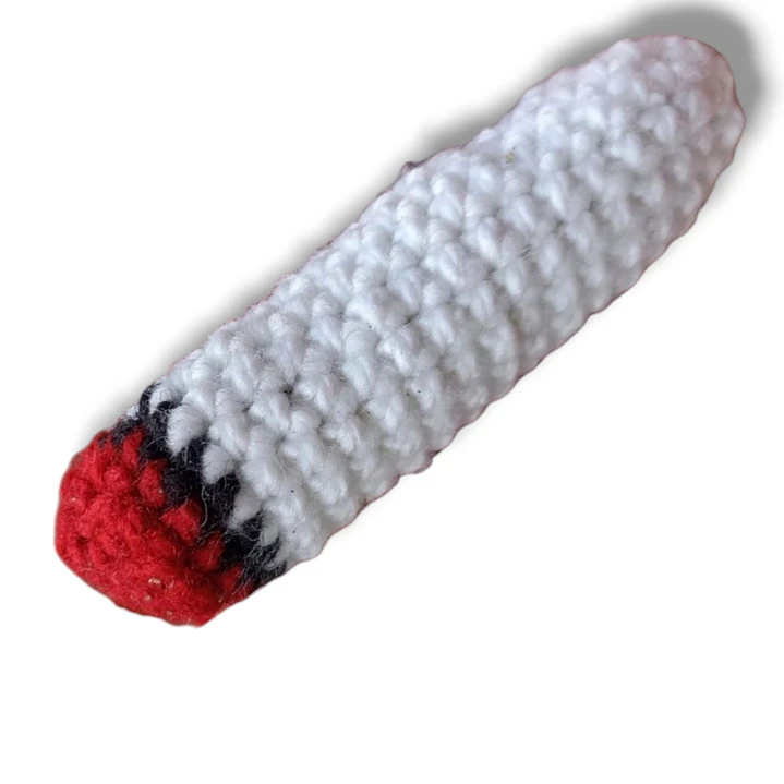 Juguete con catnip diseño Porrito para gatos tejido  4