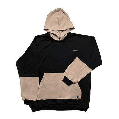 Poleron Hightrip Hoodie Black/Beige