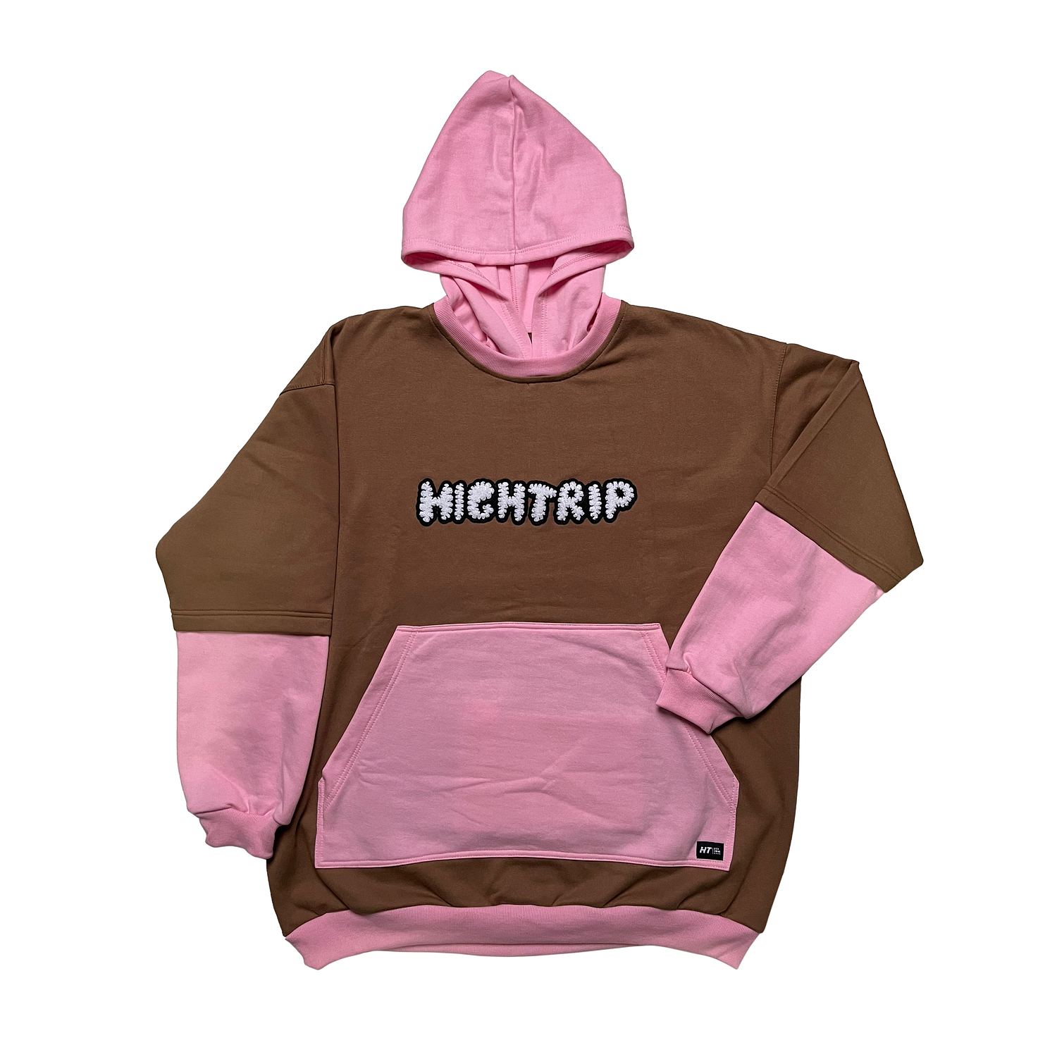 Poleron Hightrip Hoodie Entre Nubes Pink/Brown 2