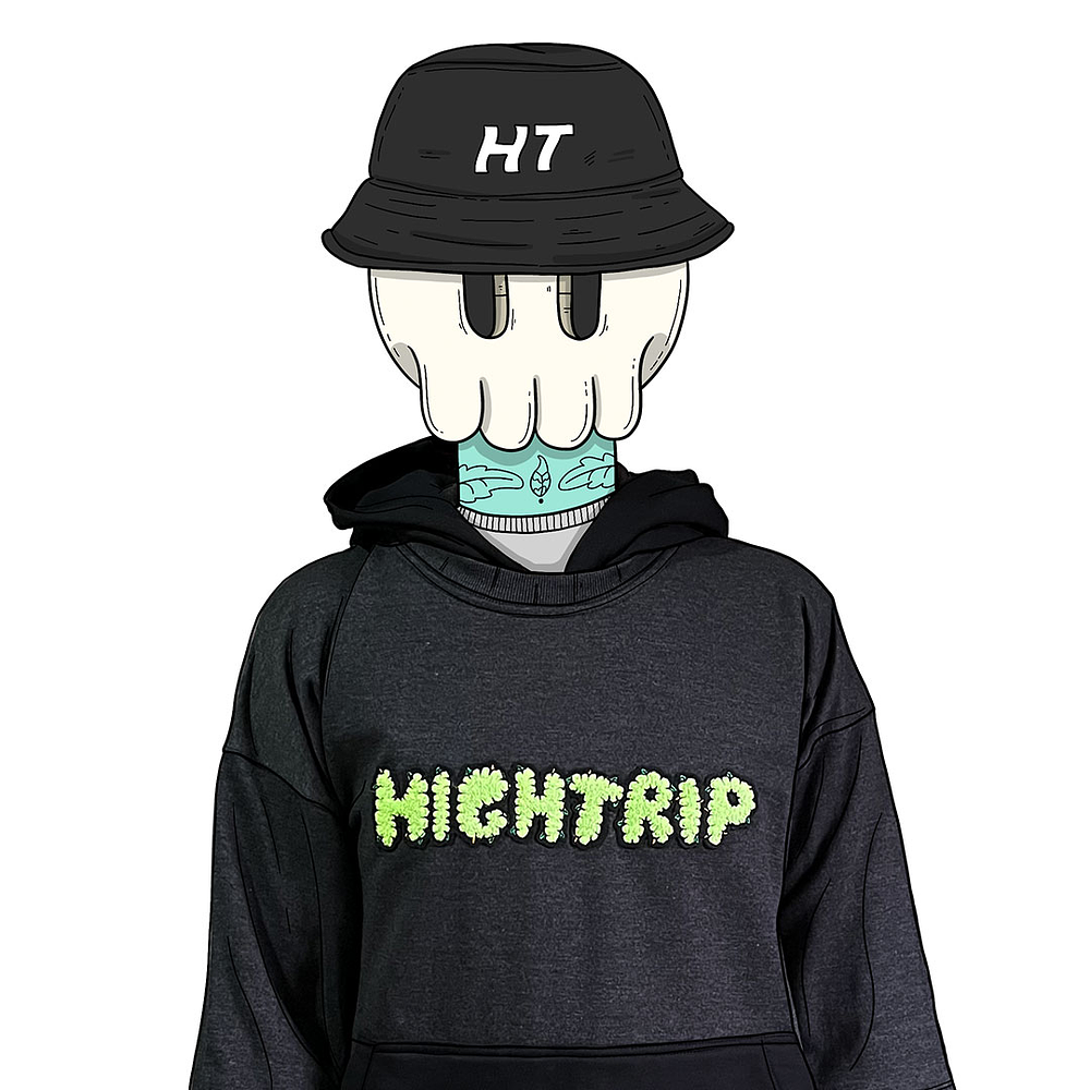 Poleron Hightrip Hoodie Cogollo Black