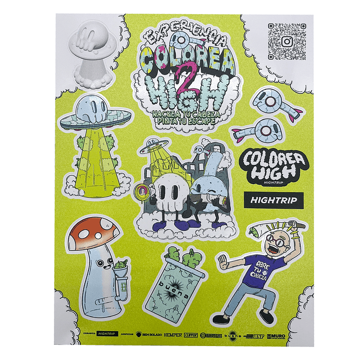 Sticker sheets Hackea tu cabeza 1
