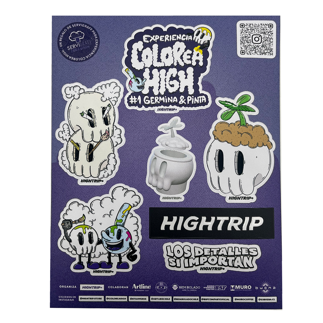 Sticker sheets Germina y Pinta 1