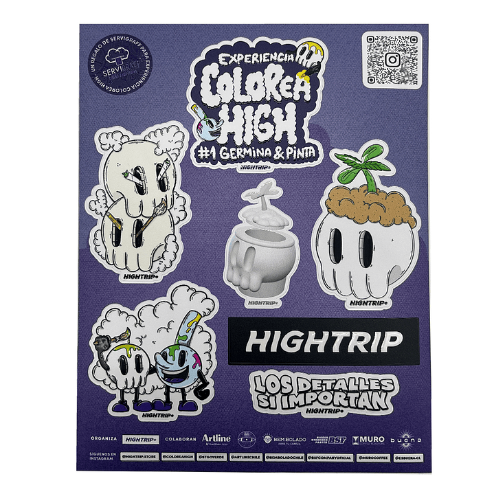 Sticker sheets Germina y Pinta 1