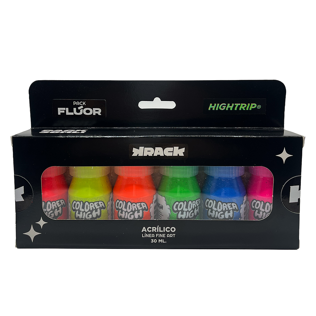 PACK Acrílicos Flúor 30ml 3
