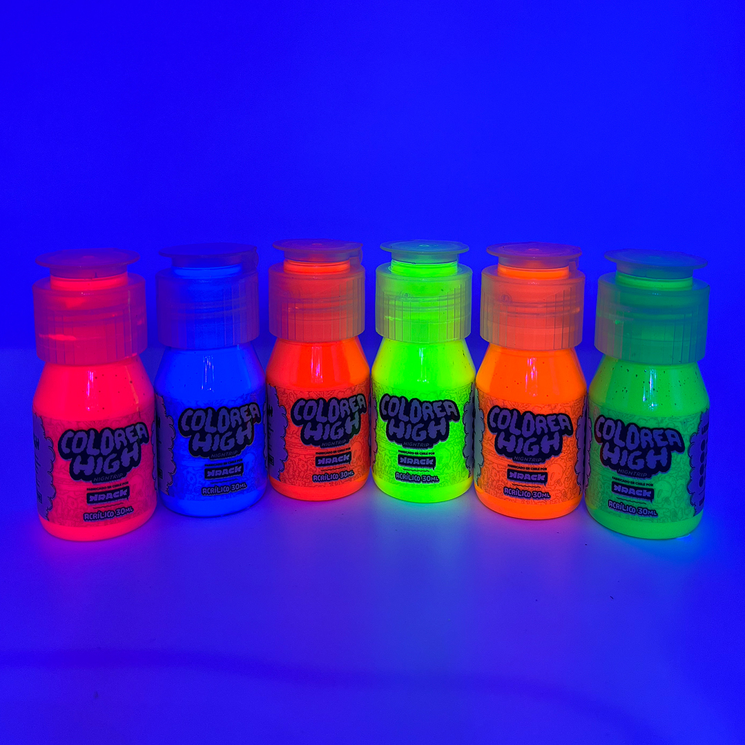 PACK Acrílicos Flúor 30ml 5