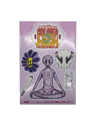 Sticker sheets Meditar es pintar