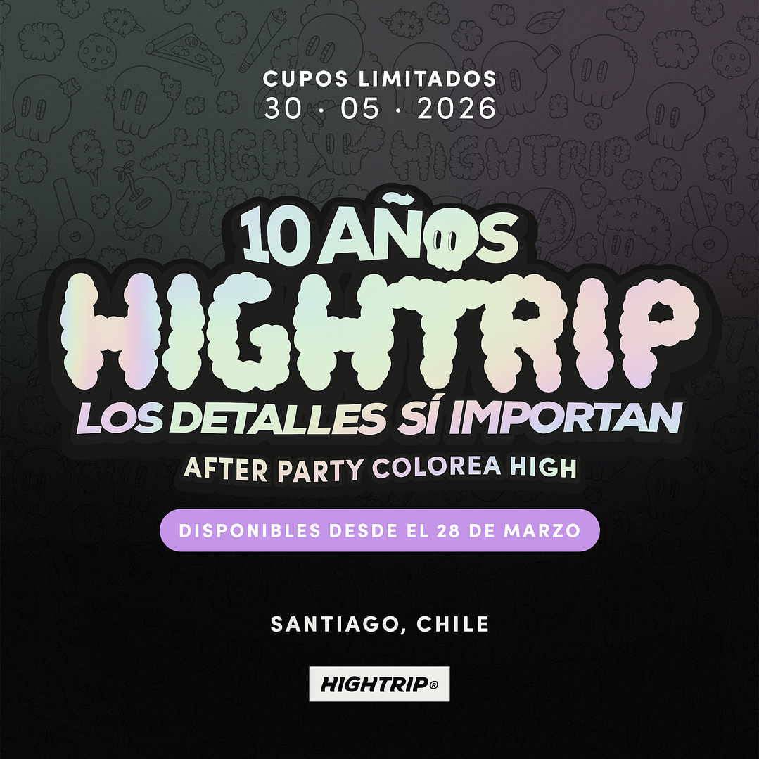 Fiesta 10 Años Hightrip - After Party Colorea High 1