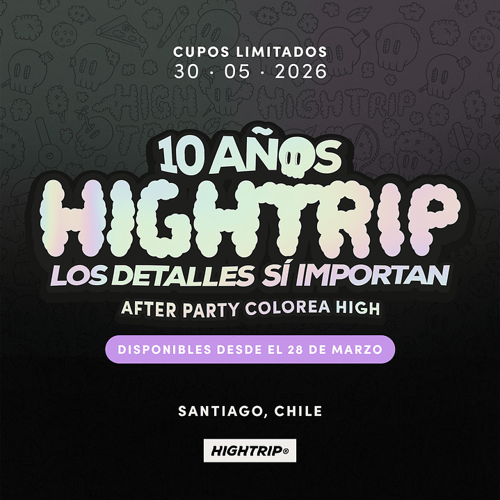 Fiesta 10 Años Hightrip - After Party Colorea High 1